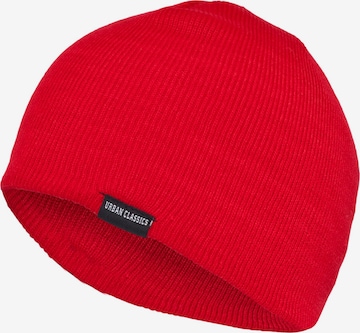 Urban Classics Beanie in Red: front