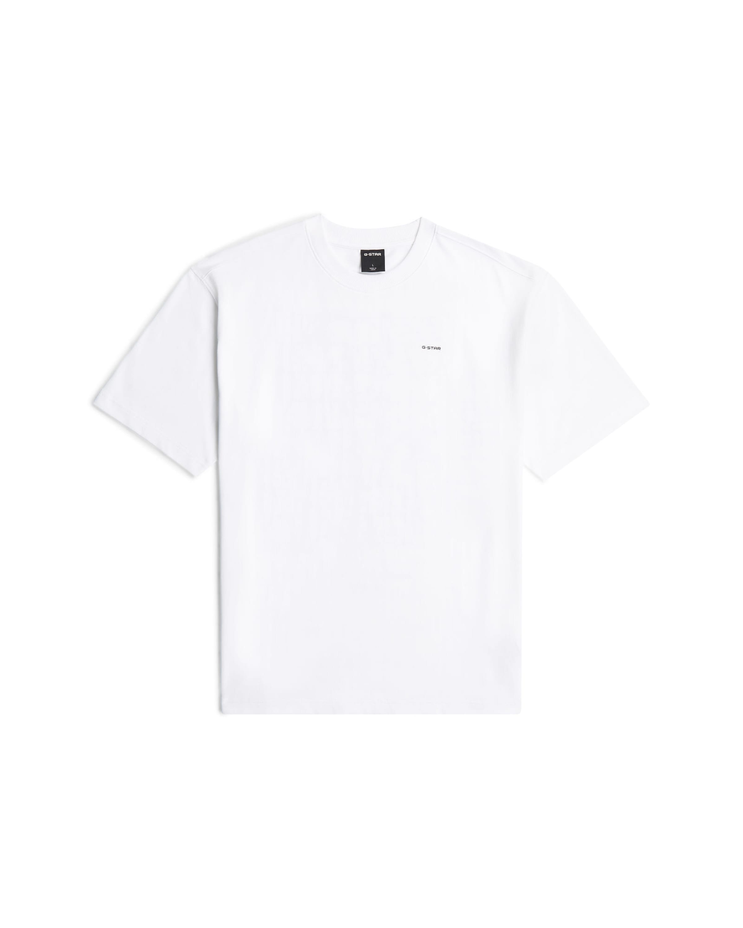 G-STAR Shirt 'Back Graphic Relaxed T-Shirt' in Wit: voorkant