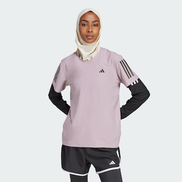 ADIDAS PERFORMANCE Performance shirt 'Own The Run' in Purple: front