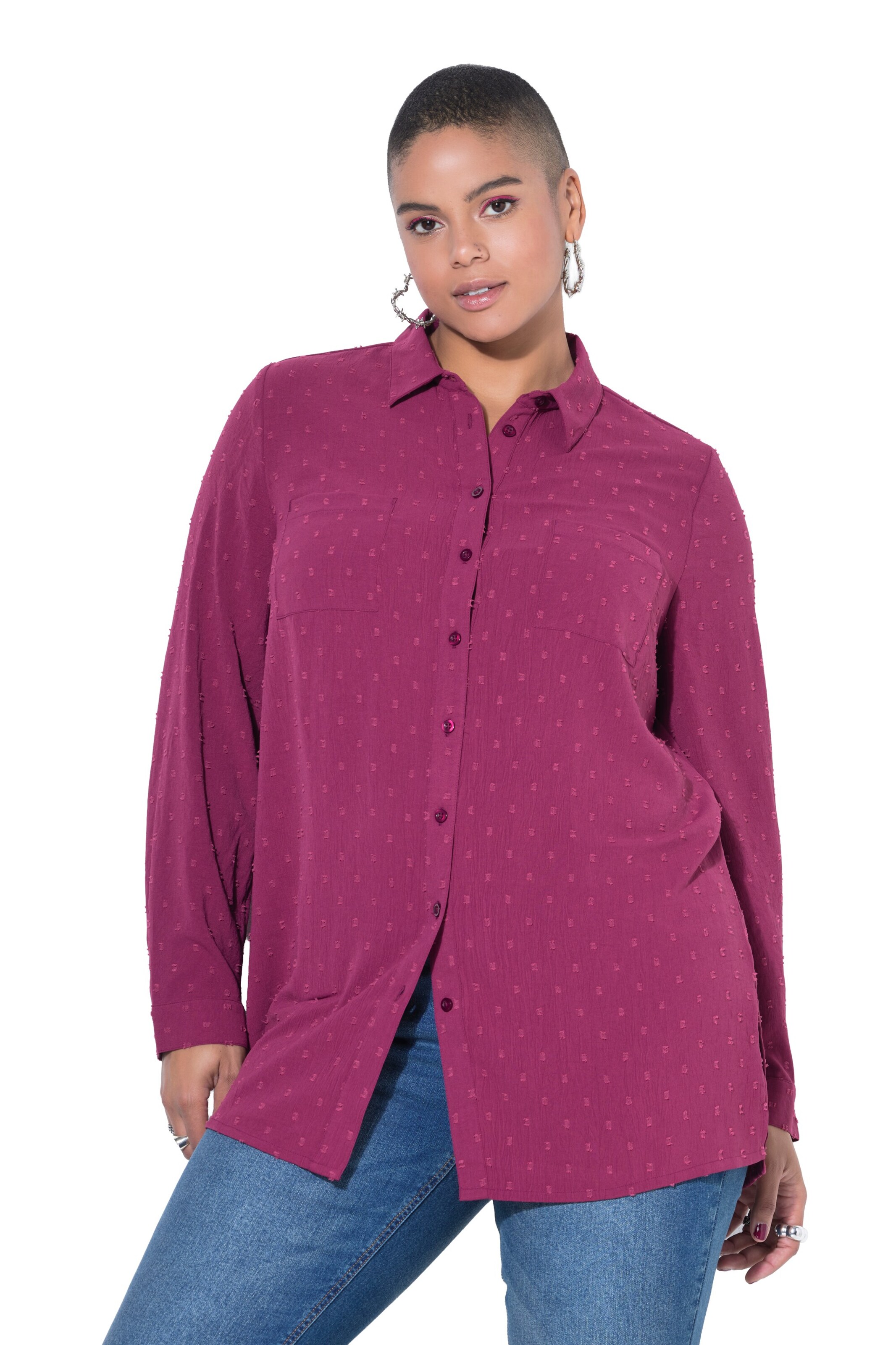 Studio Untold Bluse in Pink: Vorderseite