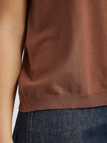 Haut 'Peyton' minus en marron