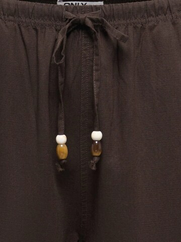 ONLY Baggy Broek 'Isola' in Bruin
