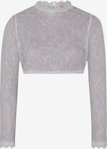 SPIETH & WENSKY Klederdracht blouse 'Dorina' in Wit: voorkant