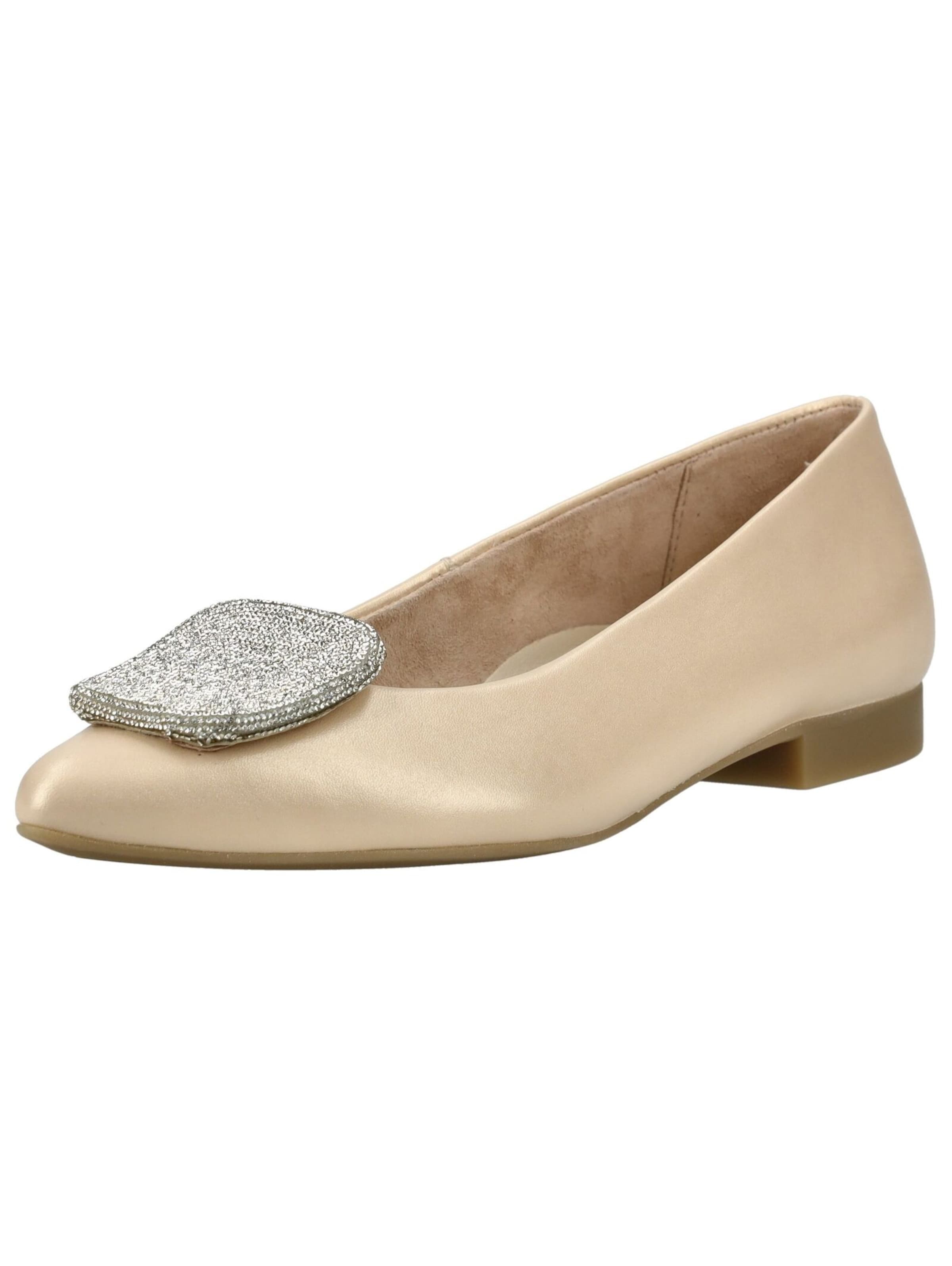 Paul Green Ballerina in Beige: Vorderseite