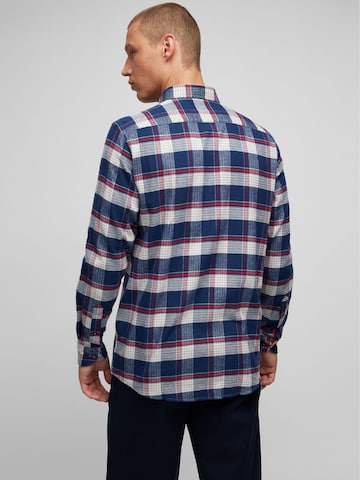 Coupe regular Chemise HECHTER PARIS en bleu