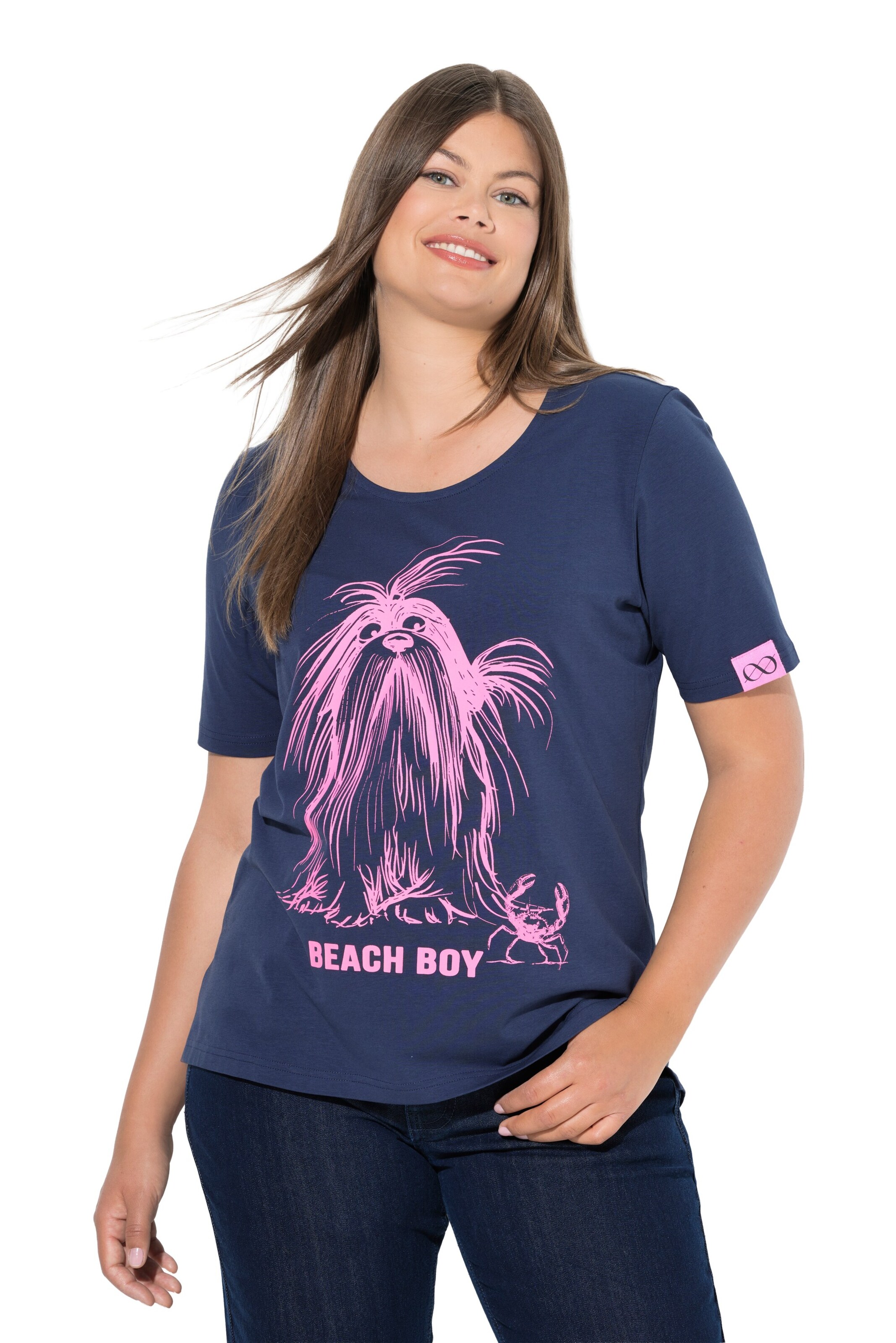 LAURASØN Shirt in Blauw: voorkant