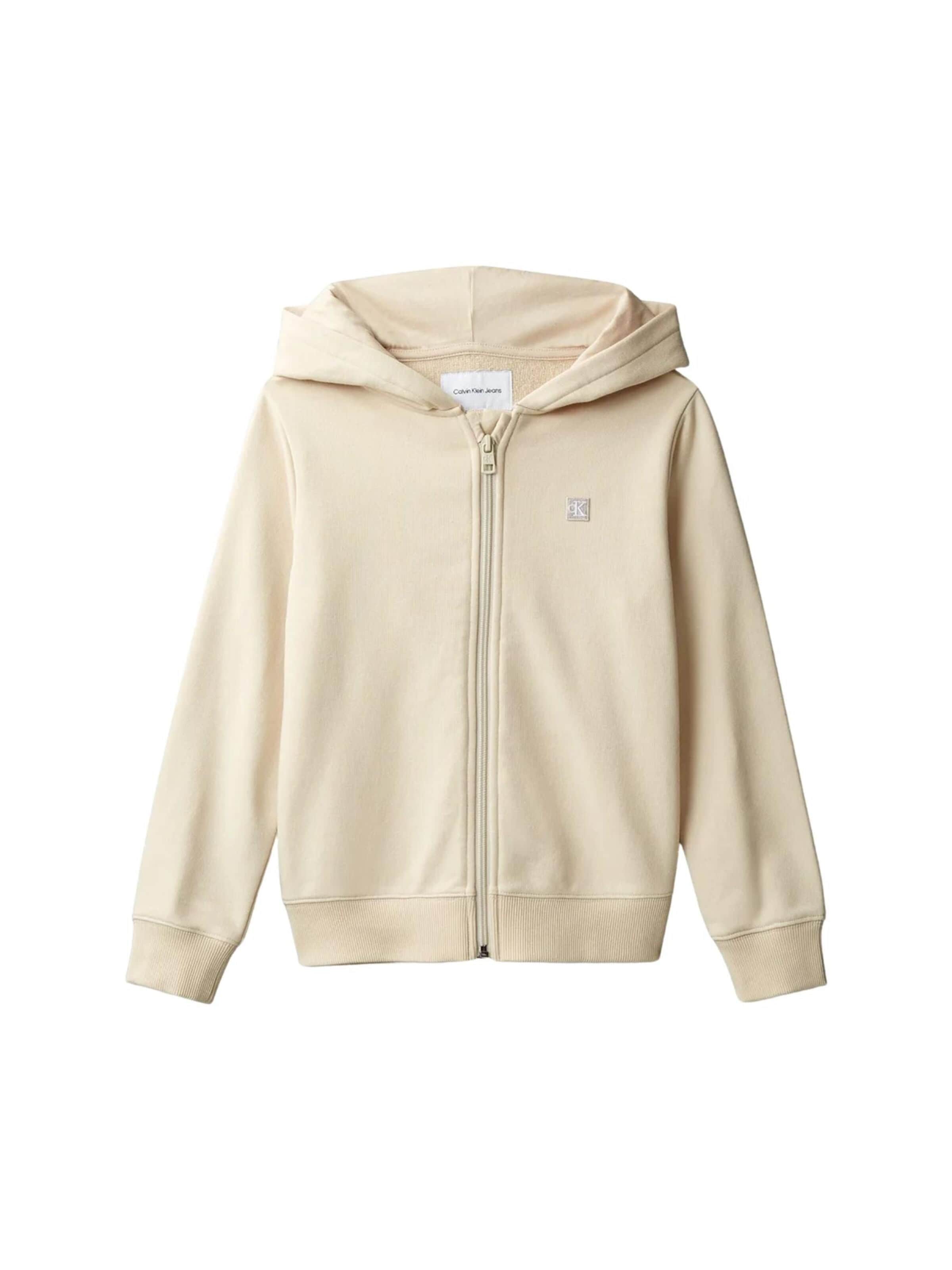 Sweat Calvin Klein Kids en beige : devant