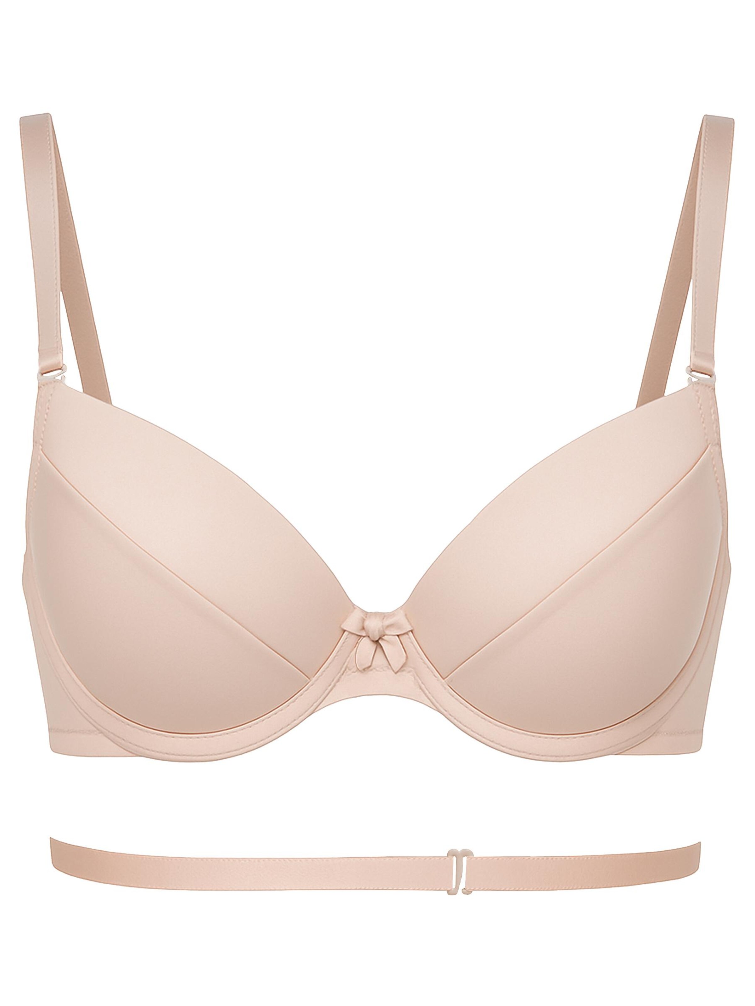 Vivisence Push-up BH 'Kate 1011' in Beige: voorkant