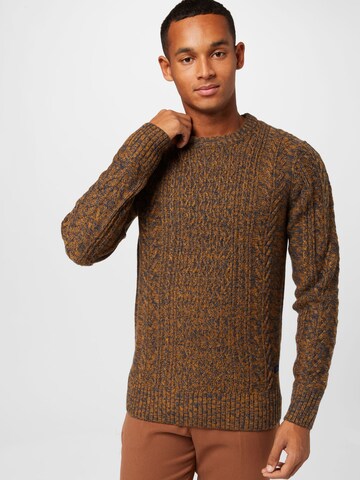 BLEND Sweater in Brown: front