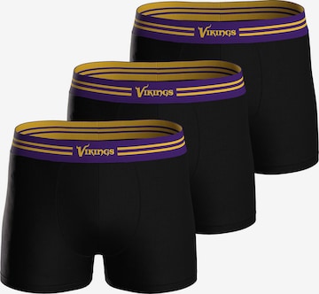 Huddle - Calzoncillo boxer 'Minnesota Vikings' en negro: frente