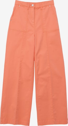 s.Oliver Wide leg Jeans in Oranje: voorkant