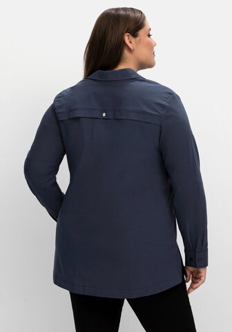 SHEEGO Bluse in Blau