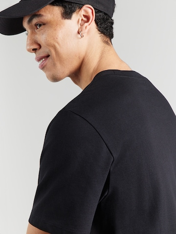 SELECTED - Camiseta 'SLHATLAS' en negro