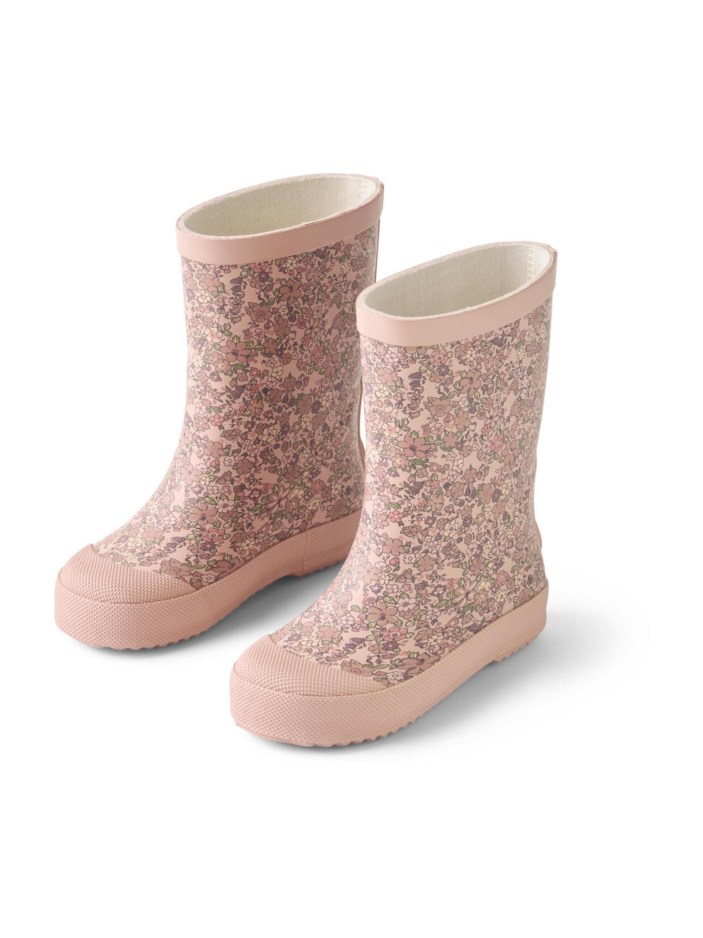 WHEAT Rubber boot 'Muddy' in Pink: front