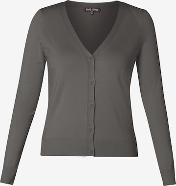 BASE LEVEL Strickjacke in Grau: Vorderseite