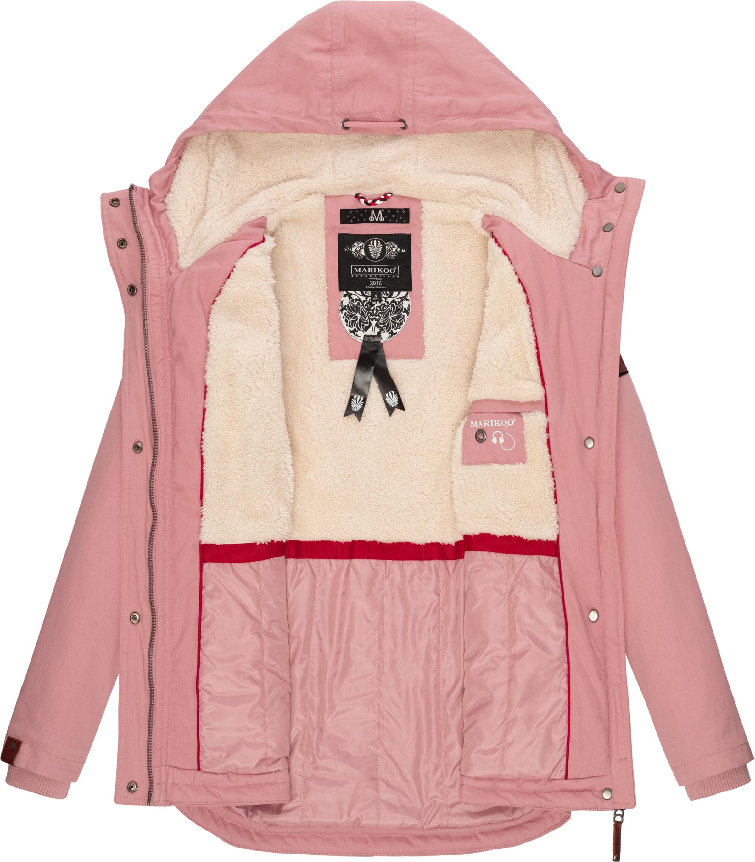 MARIKOO Winterparka 'Bikoo' in Roze