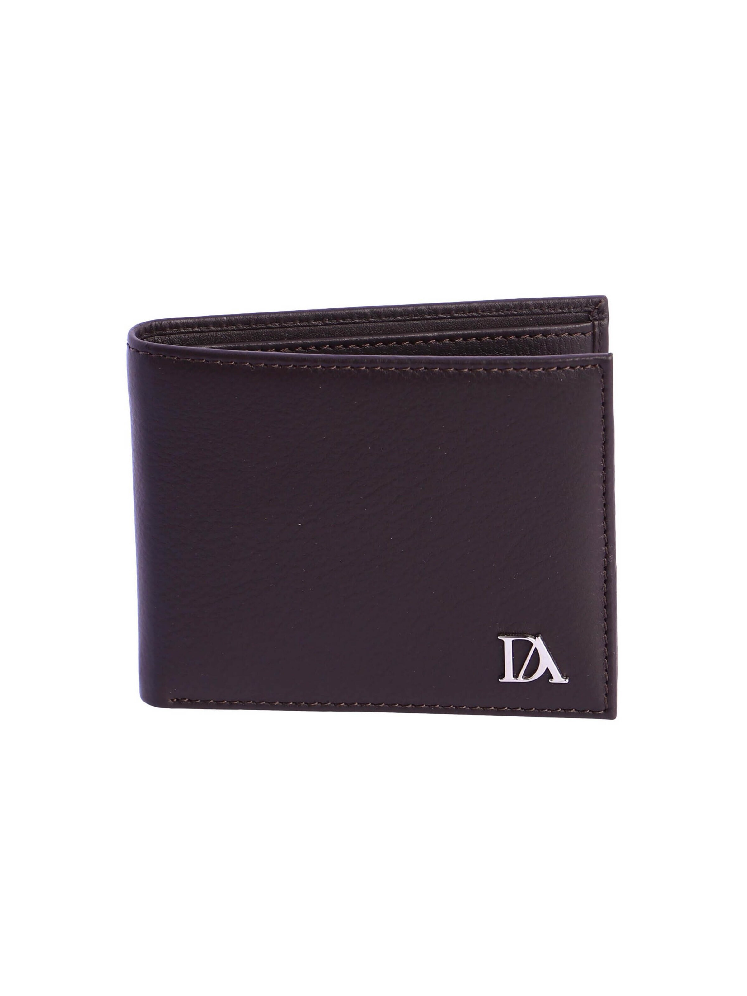 Don Algodon - Cartera 'Cartera para hombre Lorenzo de piel con protección RFID' en marrón: frente