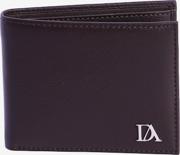 Don Algodon - Cartera 'Cartera para hombre Lorenzo de piel con protección RFID' en marrón: frente