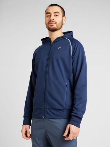 FILA Sports sweat jacket 'LAGE' in Blue: front