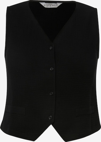 Studio Untold Suit Vest in Black: front