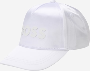 BOSS Kidswear Cap in Weiß: predná strana