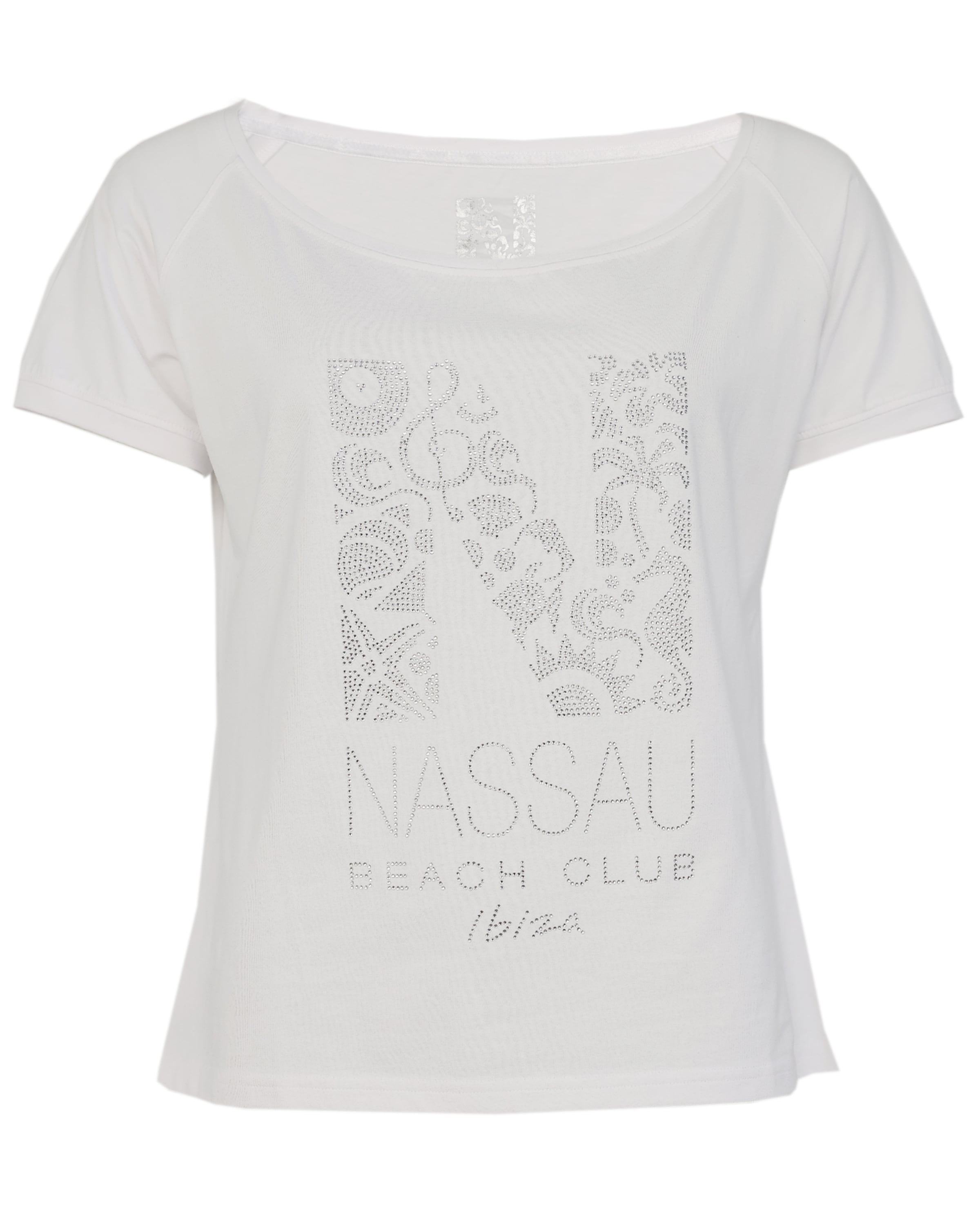 NASSAU Beach Club T-Shirt 'NB22004' in Weiß: Vorderseite