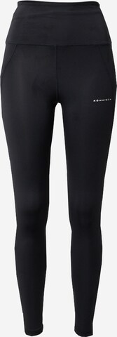 Skinny Pantalon de sport Röhnisch en noir : devant