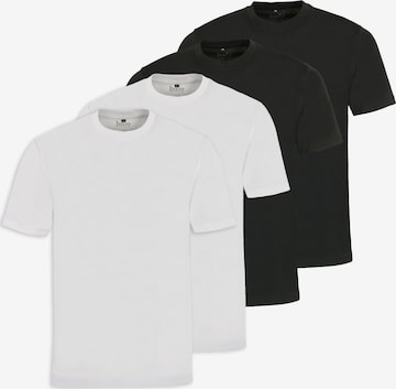 T-Shirt HAJO en noir : devant