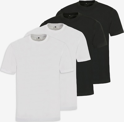 HAJO T-Shirt en noir / blanc, Vue avec produit