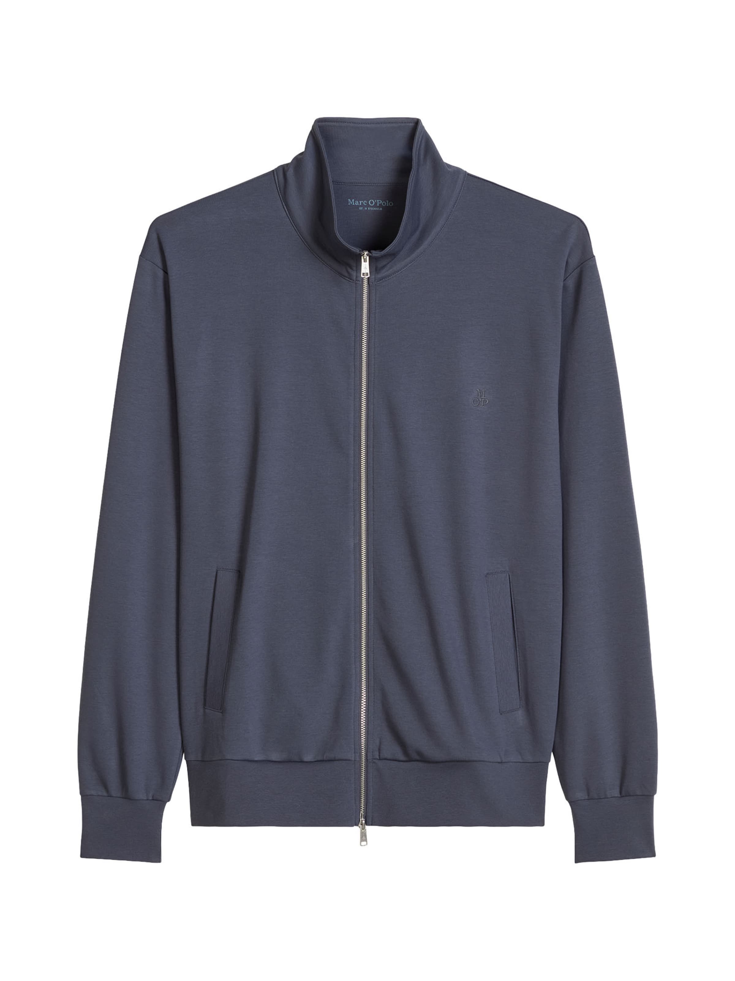 Marc O'Polo Sweatvest in Blauw: voorkant
