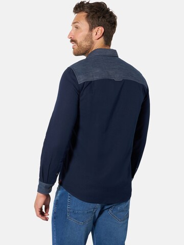 BABISTA Regular fit Button Up Shirt in Blue