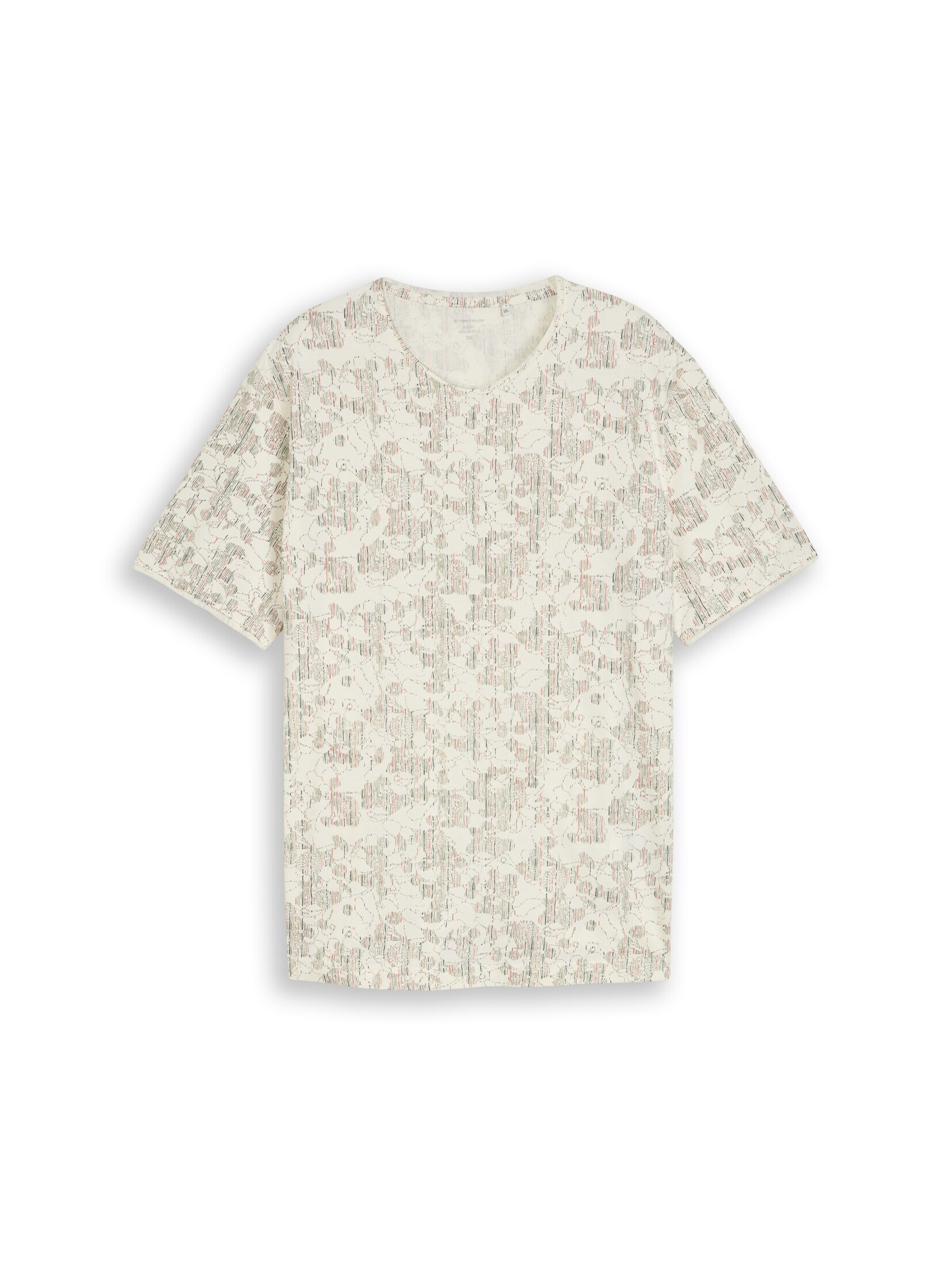 TOM TAILOR Men + Shirt in Wit: voorkant