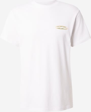 BILLABONG Футболка 'POSTER' в Белый: спереди