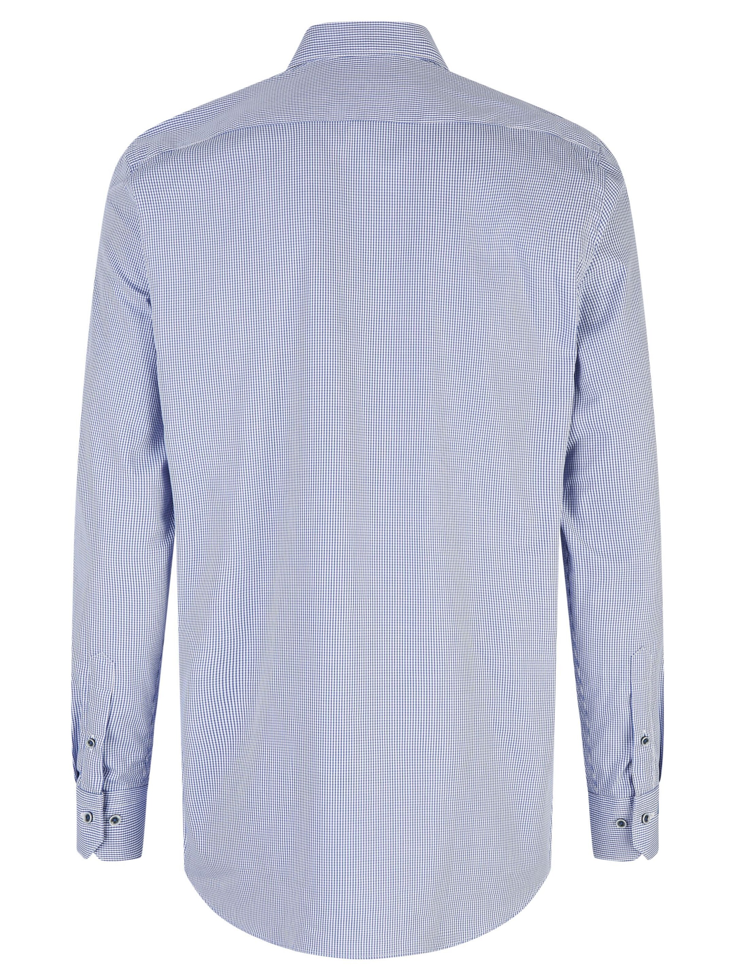 Coupe regular Chemise business HECHTER PARIS en bleu