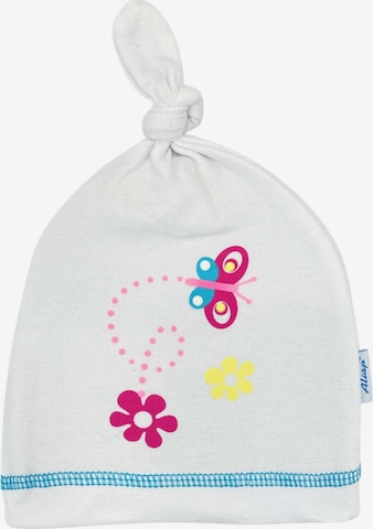 Aliap Beanie in White: front