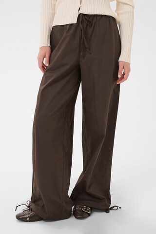 SAINT TROPEZ Loosefit Broek 'Soames' in Bruin