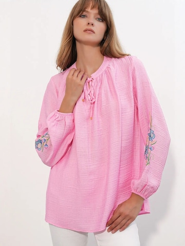 Chemisier 'Blusen' Bigdart en rose