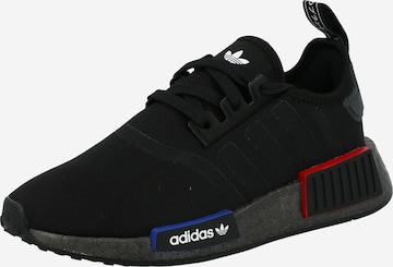 ADIDAS ORIGINALS Сникърси 'Nmd R1 Refined' в черно: отпред