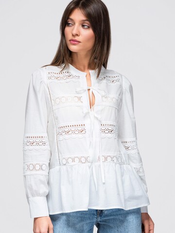 Ombre Blus i vit