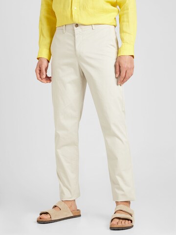 Dockers Slimfit Lærredsbukser i beige: forside