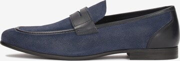 Kazar Slip-ons in Blue: front