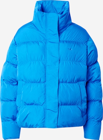 ADIDAS ORIGINALS Winter Jacket 'Short Vegan' in Azure ADIDAS ORIGINALS Winter Jacket 'Short Vegan' in Azure