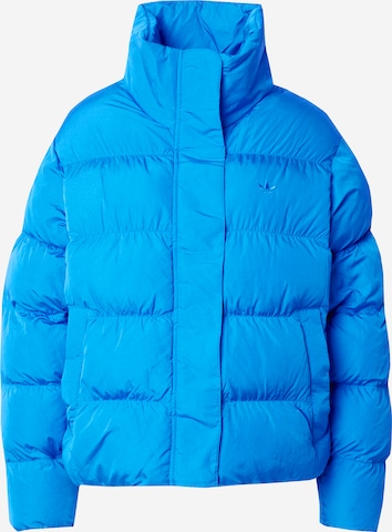 ADIDAS ORIGINALS Winter Jacket 'Short Vegan' in Blue: front