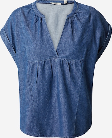 ESPRIT Blouse in Blauw: voorkant