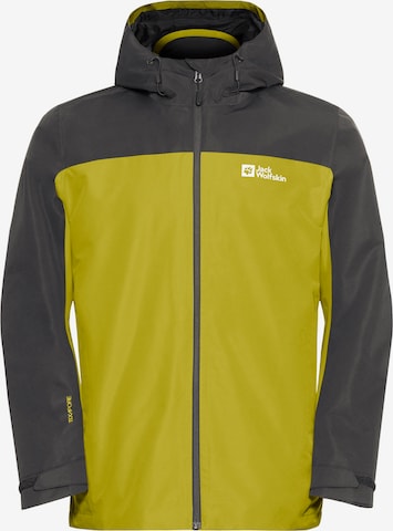 JACK WOLFSKIN Outdoor jacket 'Taubenberg' in Black: front