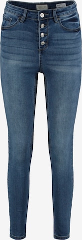 Hailys Slimfit Jeans 'Romina' in Blauw: voorkant