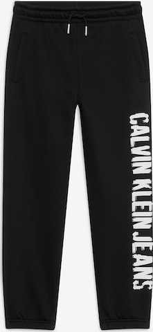 Loosefit Pantaloni di Calvin Klein Jeans in nero: frontale