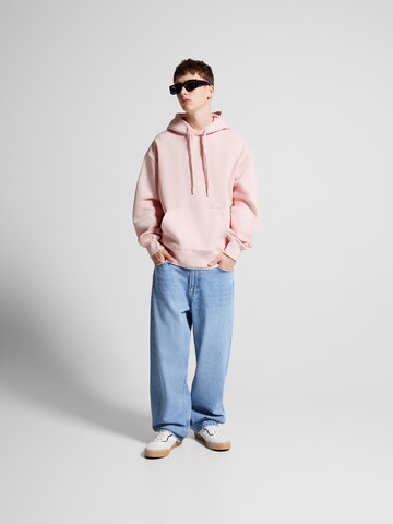 Bershka Sweatshirt in Pink