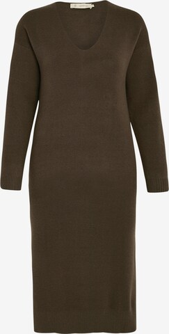 Robes en maille 'Rosalia' Peppercorn en marron : devant