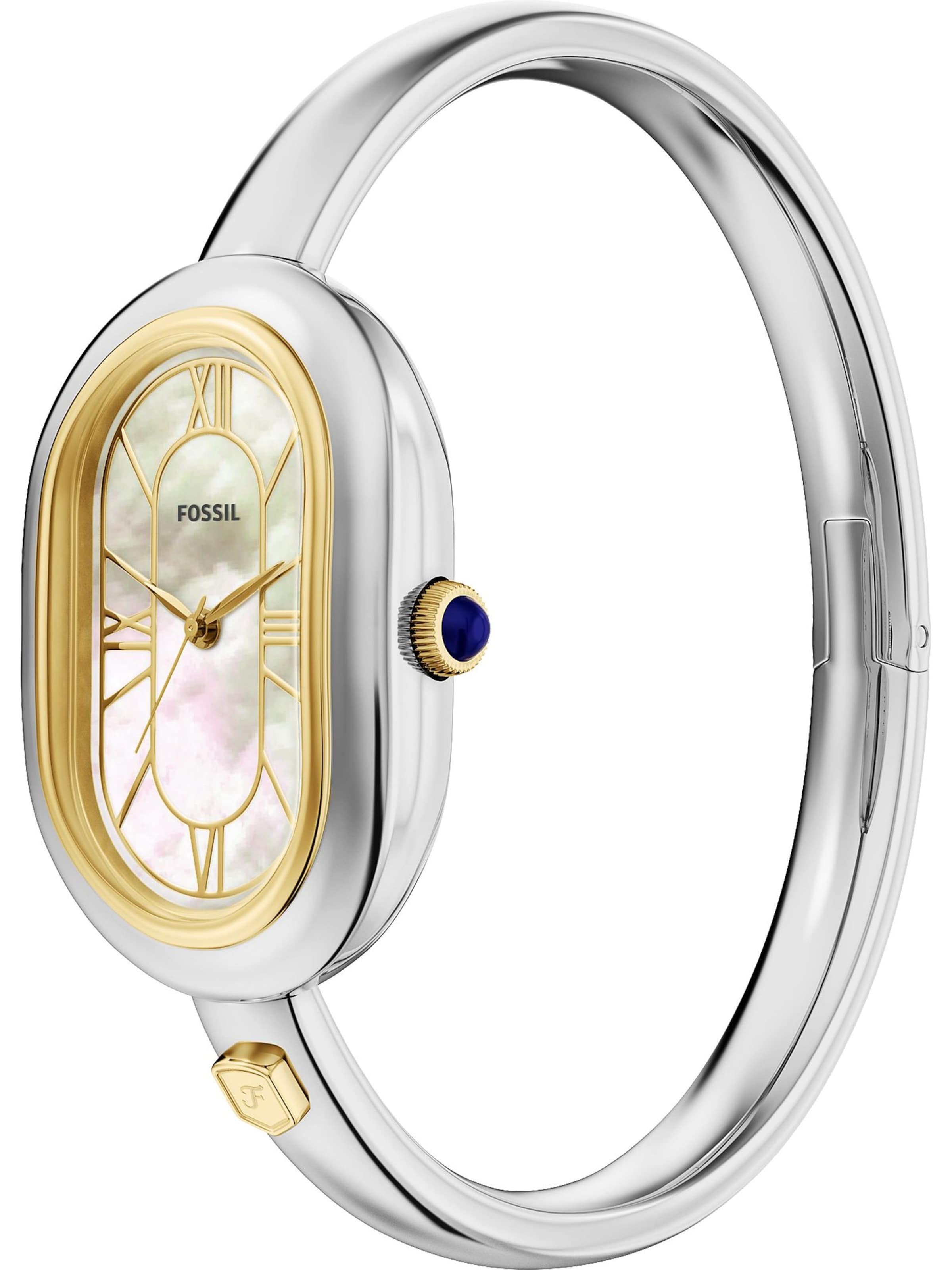 FOSSIL Analoguhr in Silber